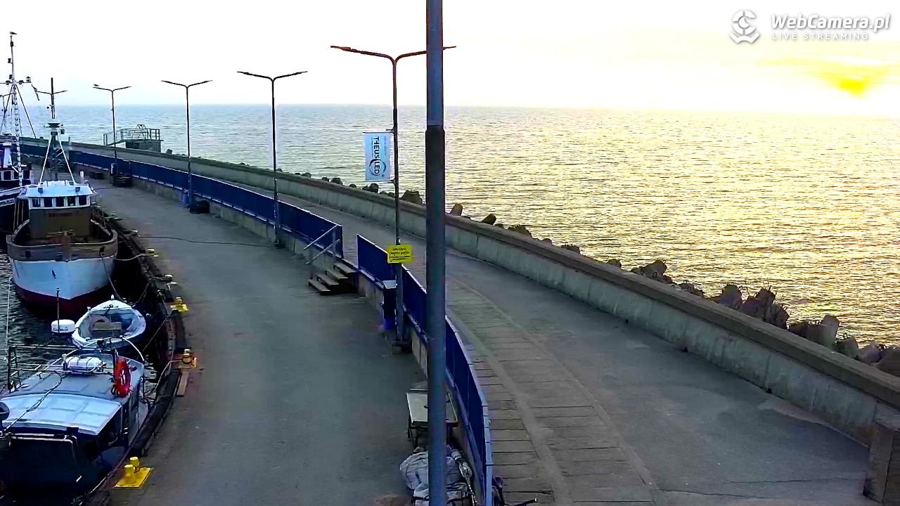 Hel - widok na bulwar i plażę - 11 marzec 2026, 17:33