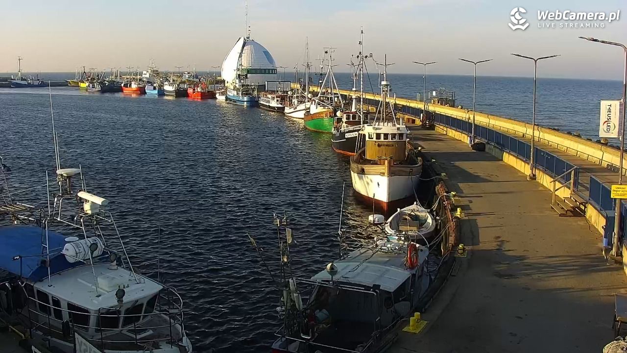 Hel - widok na bulwar i plażę - 14 marzec 2026, 07:13