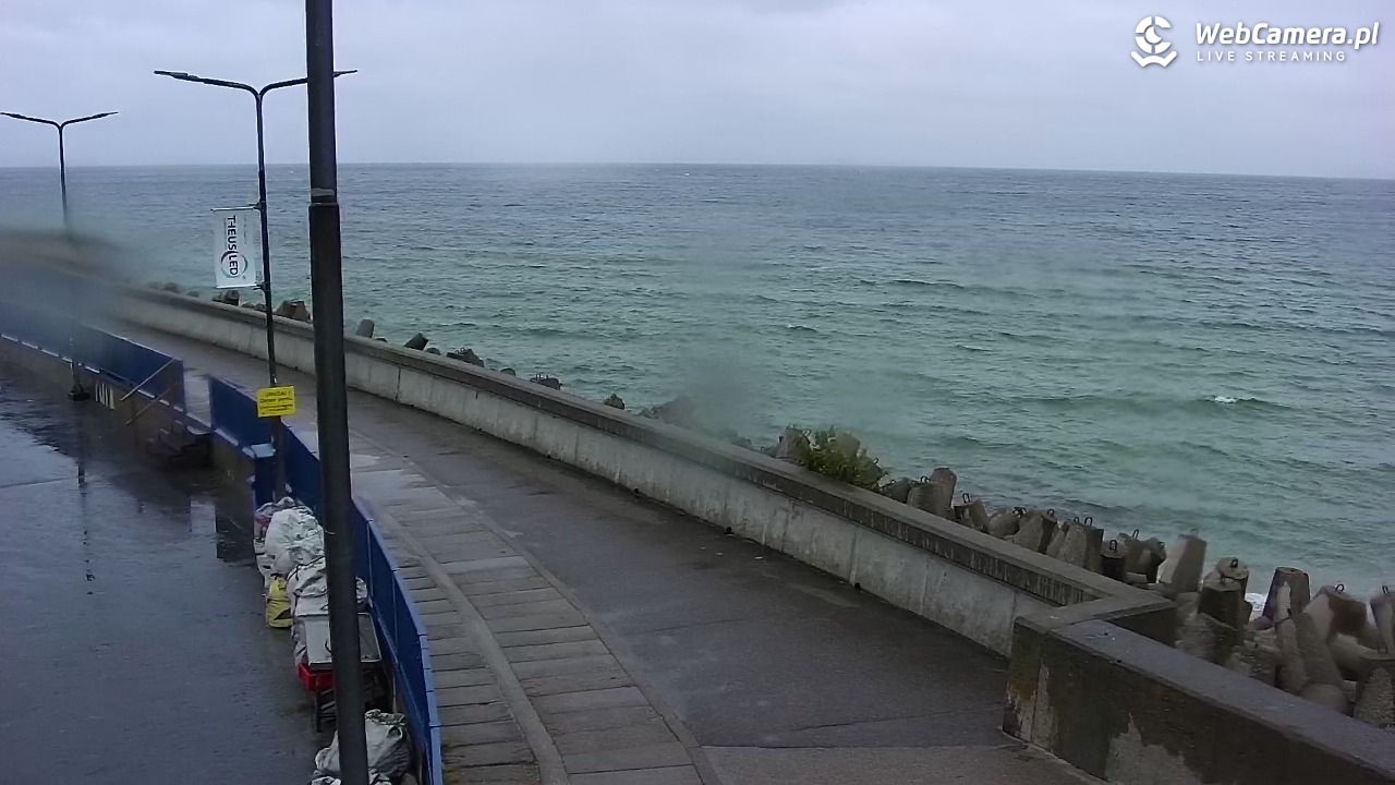 Hel - widok na bulwar i plażę - 16 maj 2025, 20:35