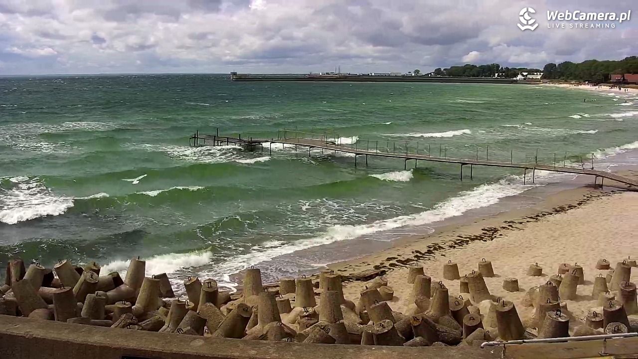 Hel - widok na bulwar i plażę - 14 czerwiec 2026, 14:44