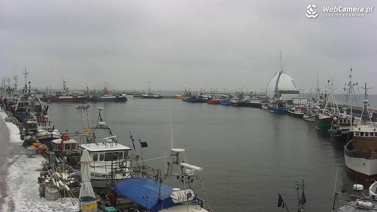 Hel - widok na bulwar i plażę - 26 styczeń 2026, 13:29