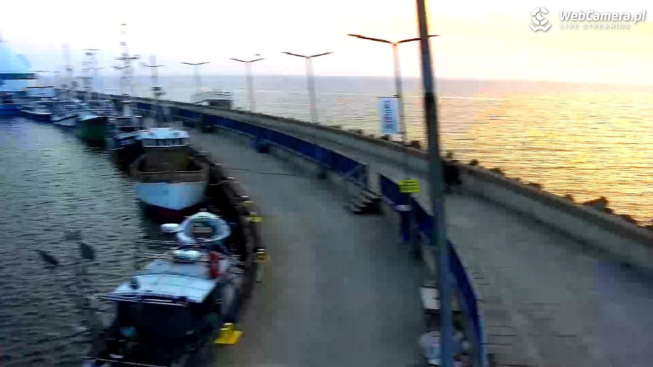 Hel - widok na bulwar i plażę - 11 marzec 2026, 17:31