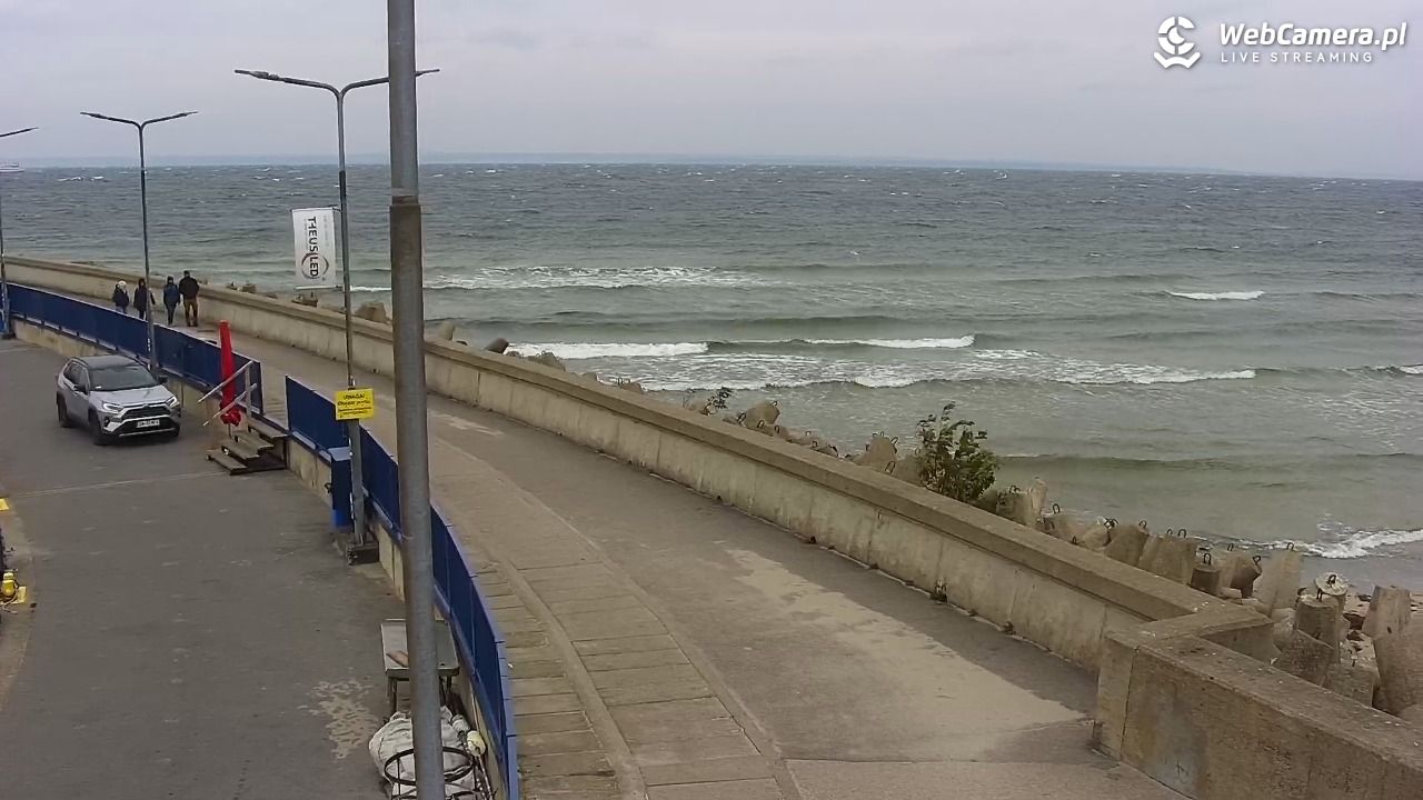 Hel - widok na bulwar i plażę - 04 październik 2025, 14:08