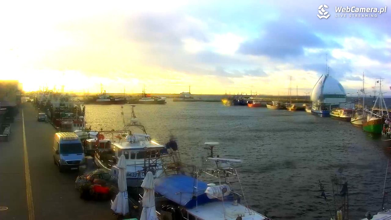 Hel - widok na bulwar i plażę - 21 listopad 2025, 08:59