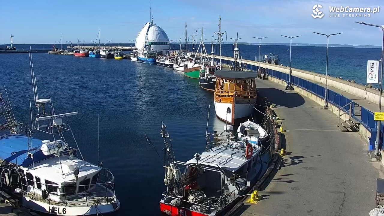 Hel - widok na bulwar i plażę - 29 kwiecień 2026, 08:12