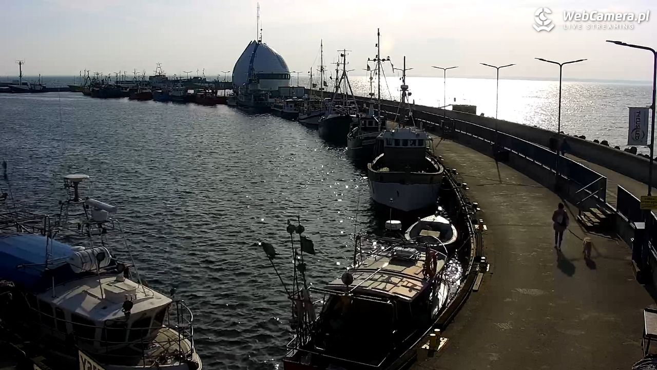 Hel - widok na bulwar i plażę - 14 marzec 2026, 14:20