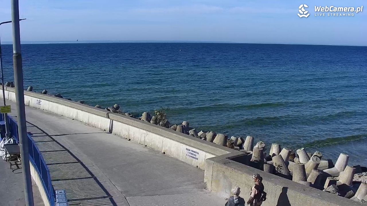 Hel - widok na bulwar i plażę - 02 październik 2026, 11:06