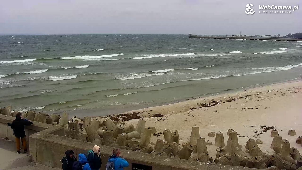 Hel - widok na bulwar i plażę - 04 październik 2025, 14:02