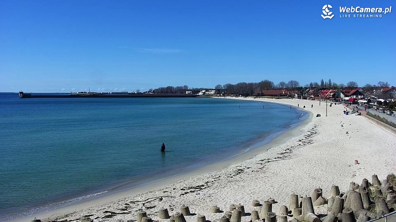 Hel - widok na bulwar i plażę - 29 kwiecień 2026, 14:36