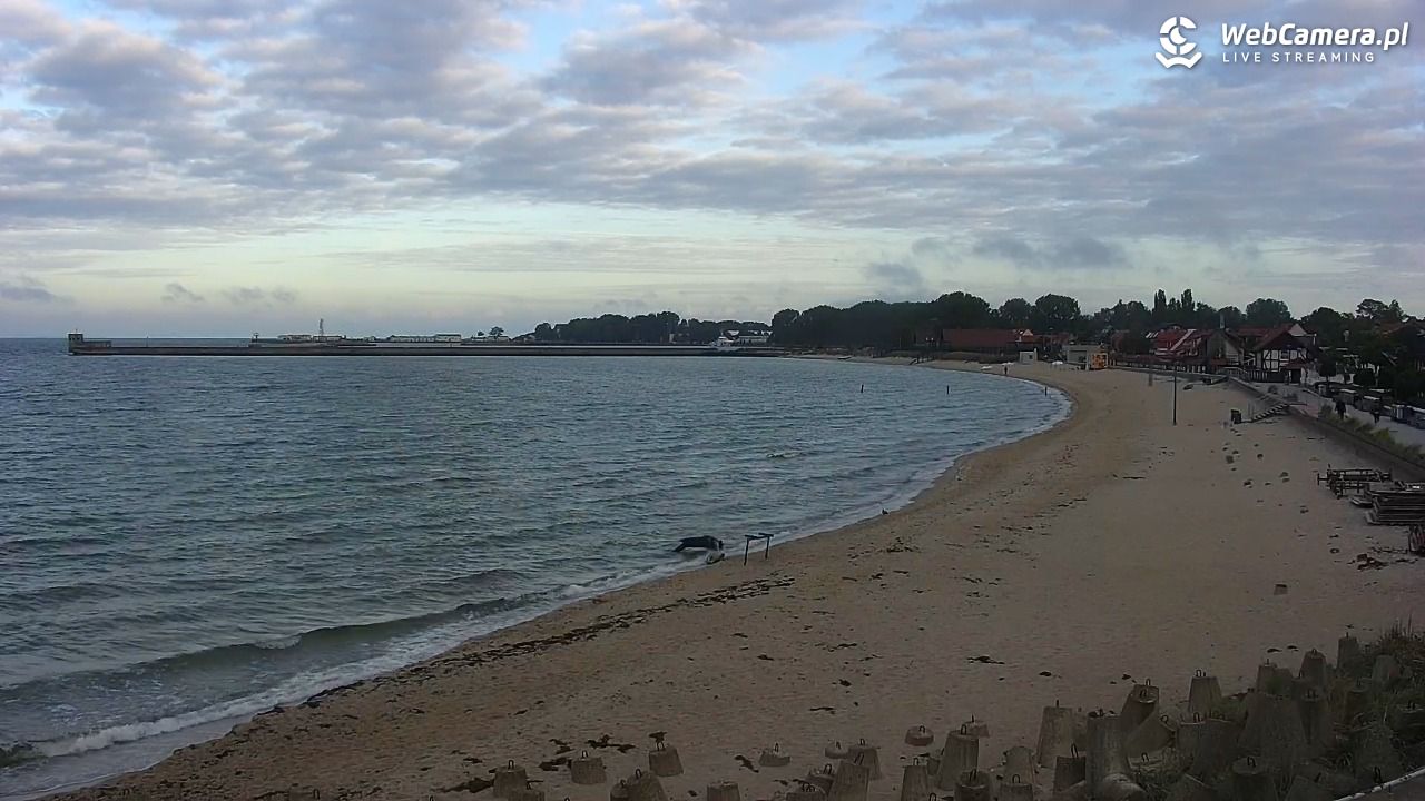 Hel - widok na bulwar i plażę - 03 październik 2026, 07:50