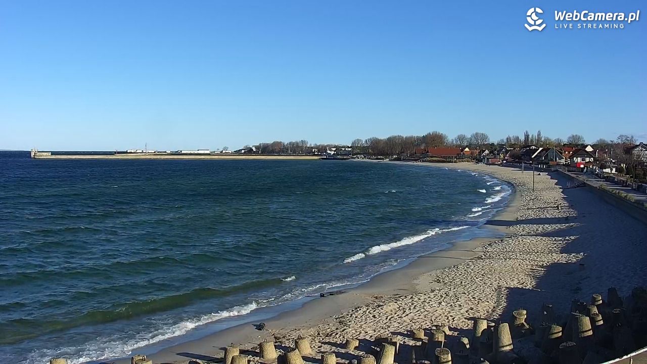 Hel - widok na bulwar i plażę - 26 kwiecień 2026, 07:25