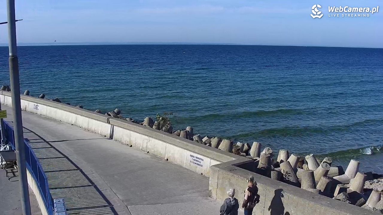 Hel - widok na bulwar i plażę - 02 październik 2026, 11:06