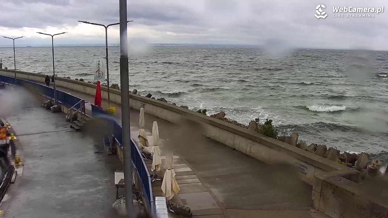 Hel - widok na bulwar i plażę - 15 czerwiec 2026, 14:11