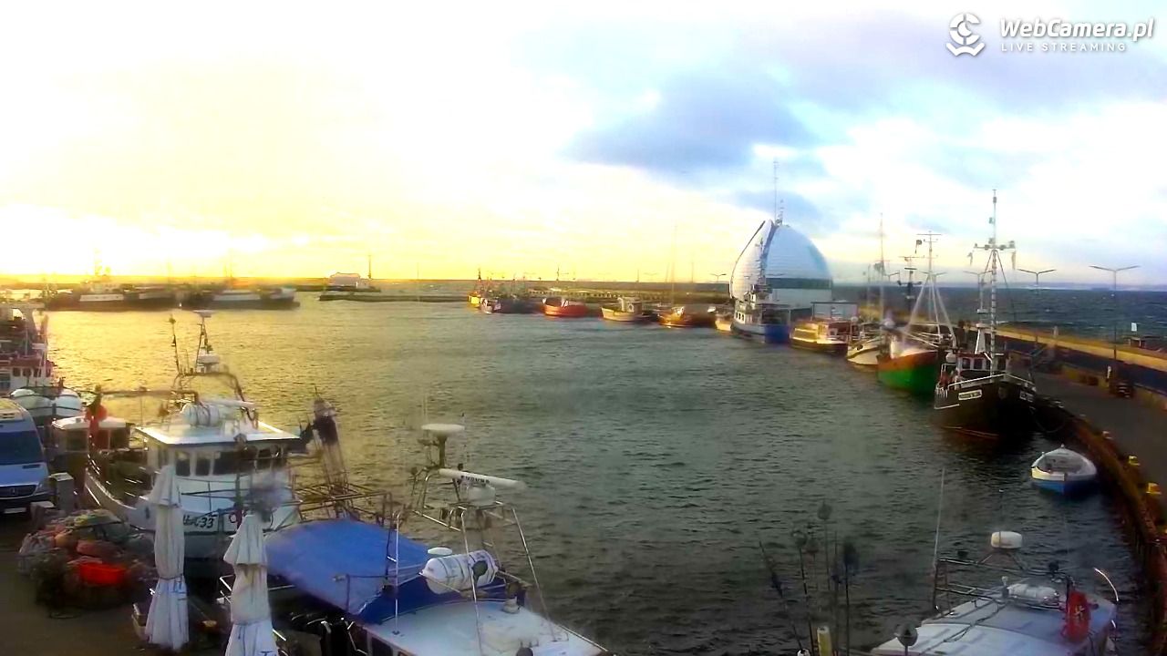 Hel - widok na bulwar i plażę - 21 listopad 2025, 08:59