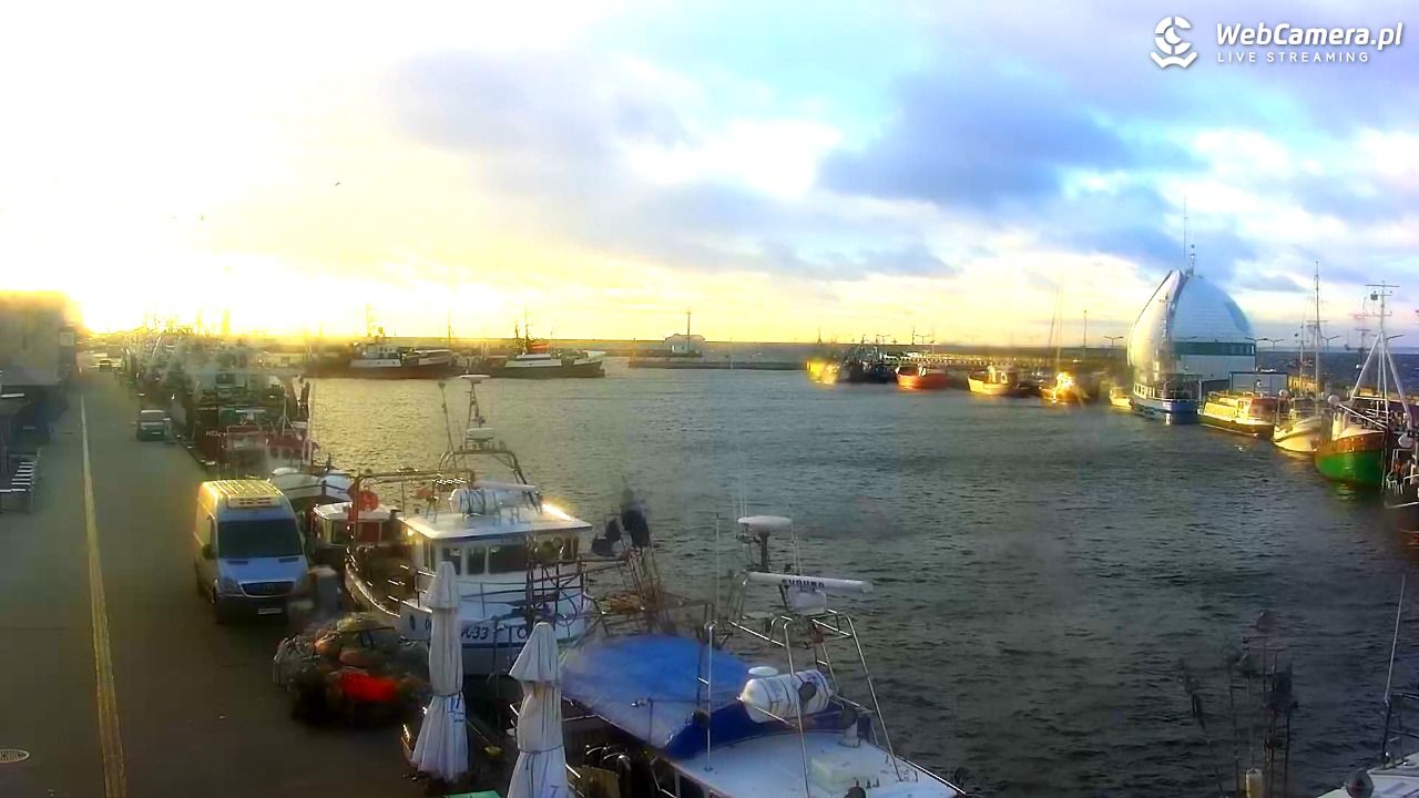 Hel - widok na bulwar i plażę - 21 listopad 2025, 08:59