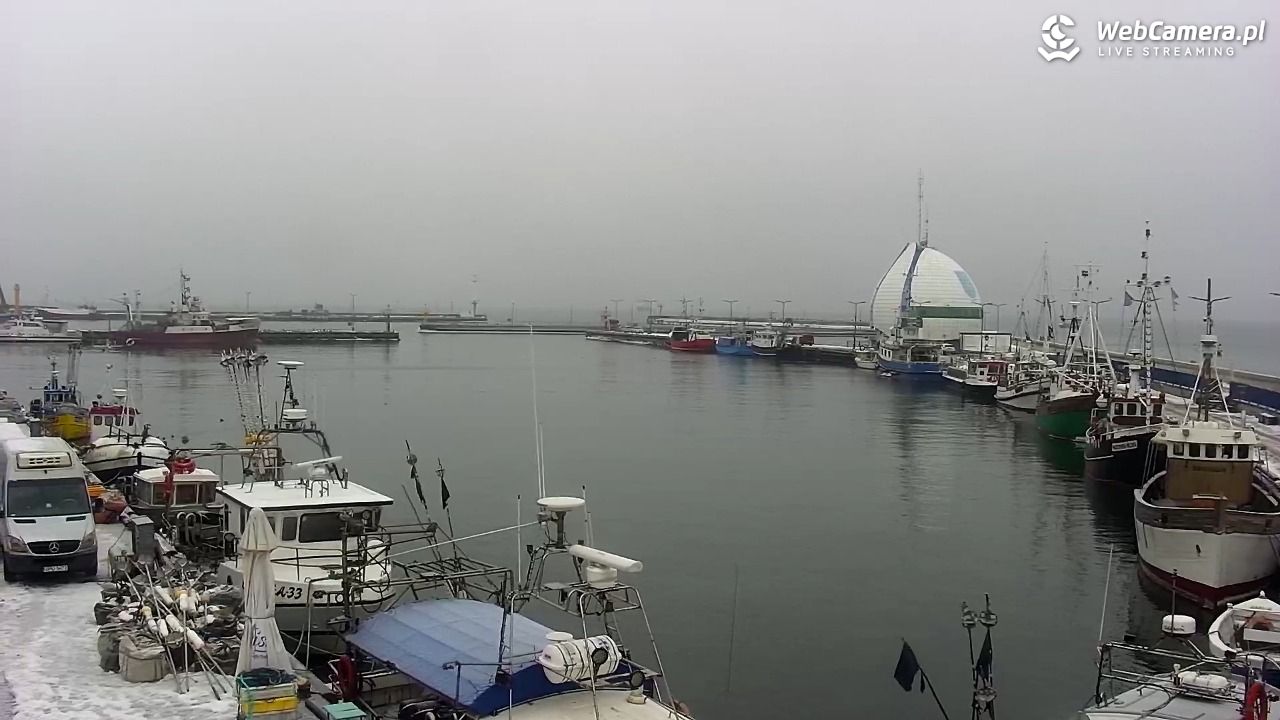 Hel - widok na bulwar i plażę - 27 styczeń 2026, 10:29