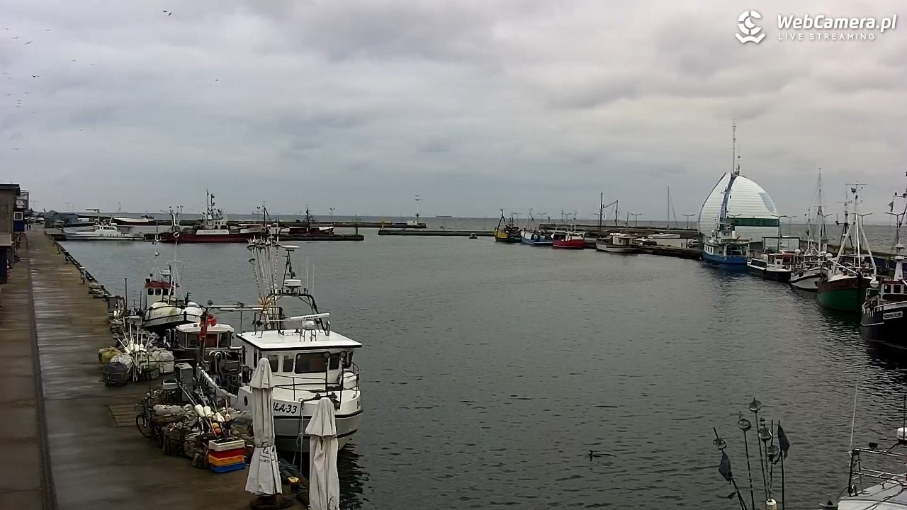 Hel - widok na bulwar i plażę - 13 grudzień 2025, 09:35