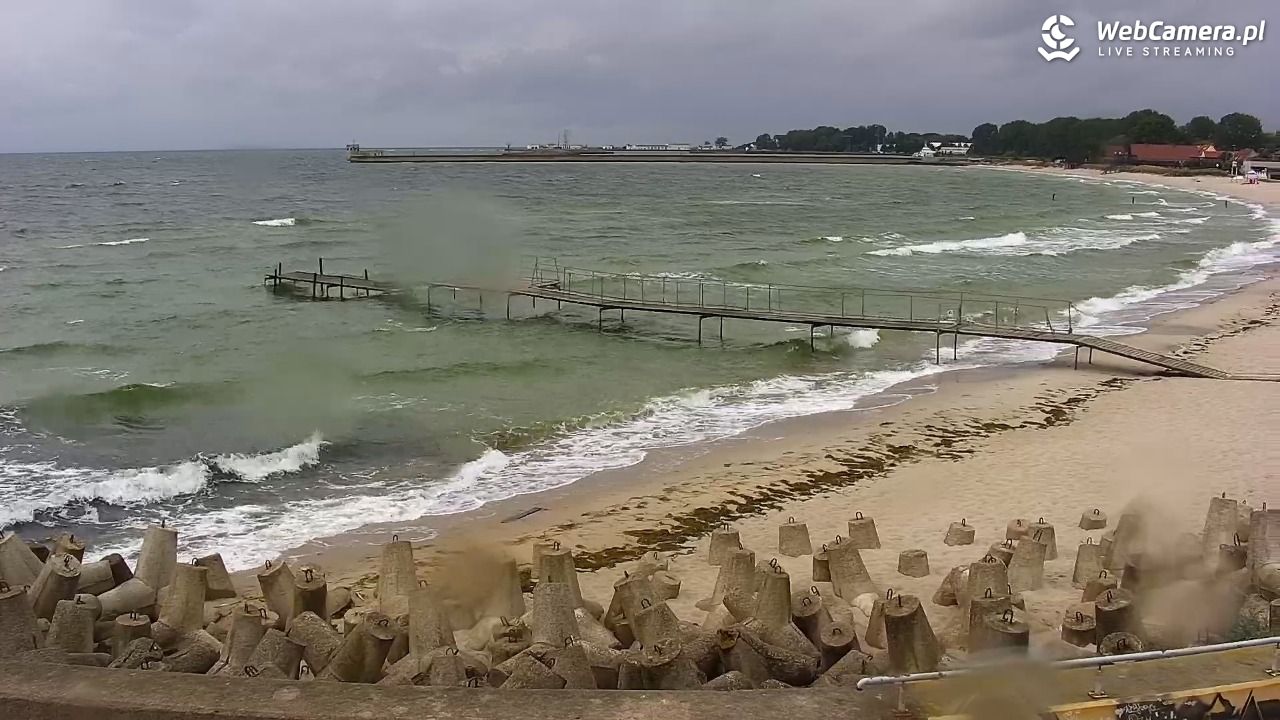Hel - widok na bulwar i plażę - 15 czerwiec 2026, 14:47