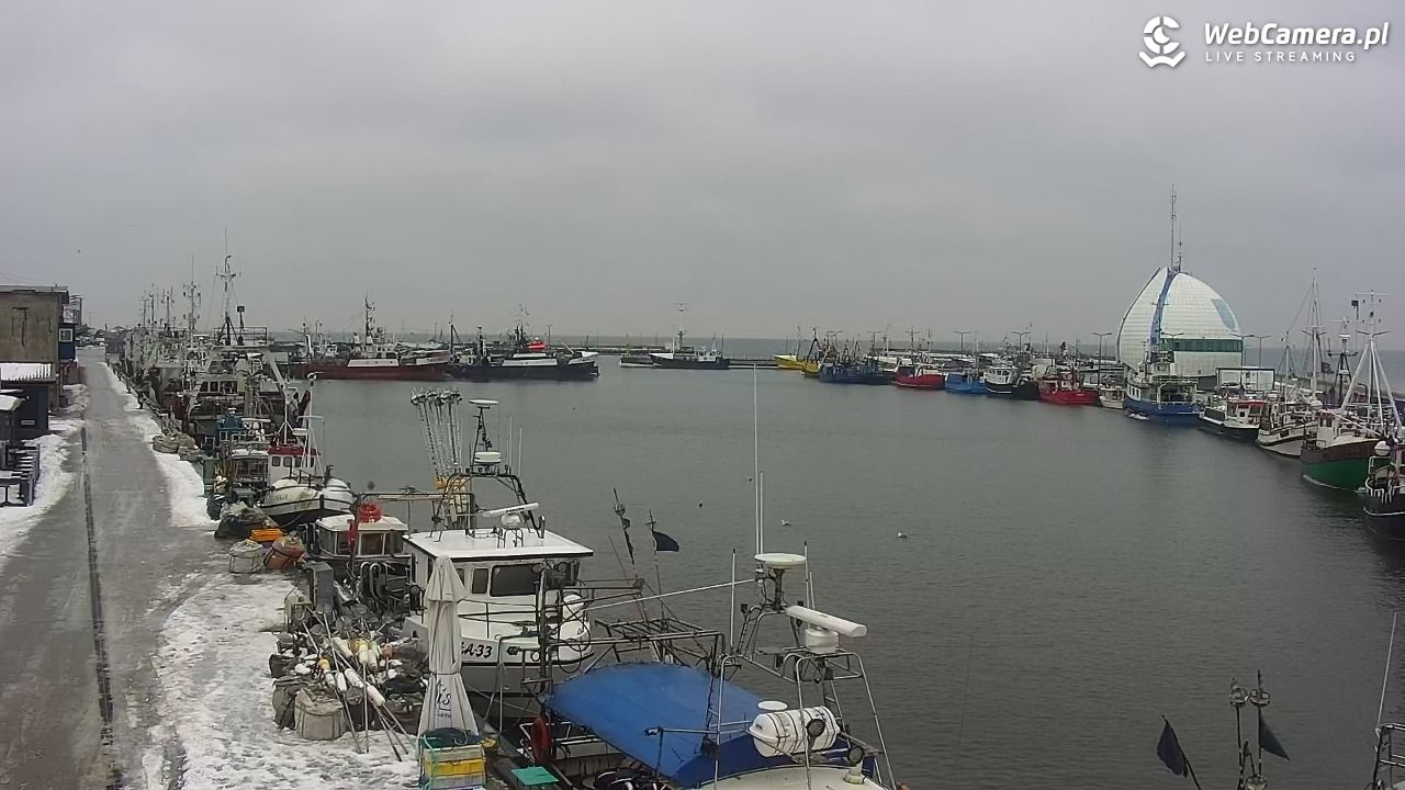 Hel - widok na bulwar i plażę - 26 styczeń 2026, 14:58