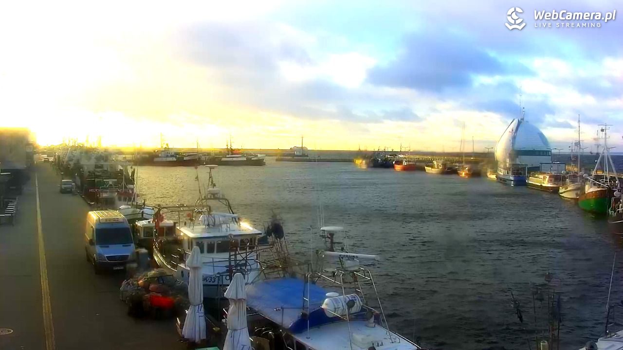 Hel - widok na bulwar i plażę - 21 listopad 2025, 08:59