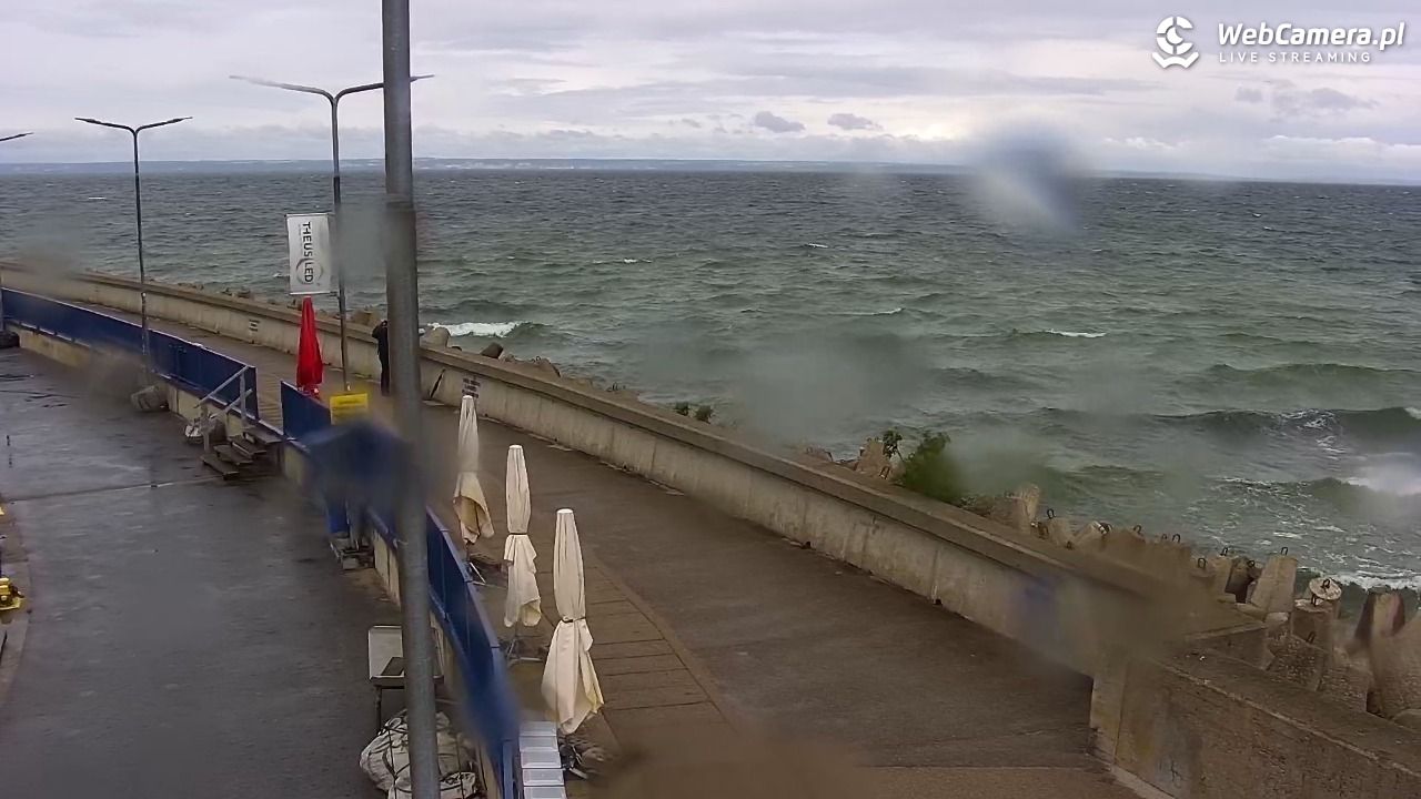 Hel - widok na bulwar i plażę - 14 czerwiec 2026, 09:29