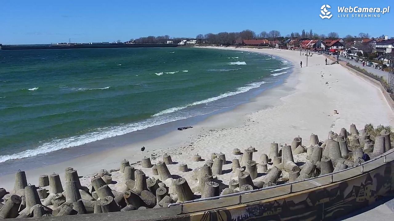 Hel - widok na bulwar i plażę - 26 kwiecień 2026, 14:18