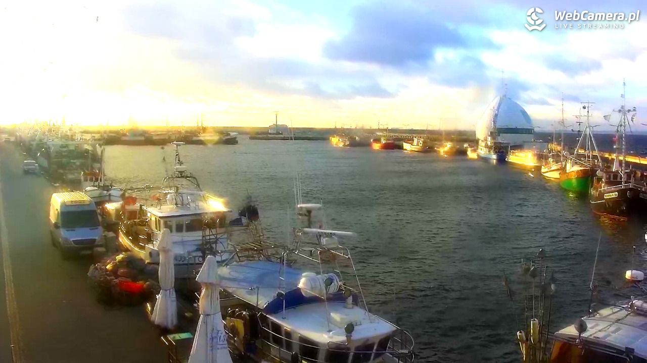 Hel - widok na bulwar i plażę - 21 listopad 2025, 08:59