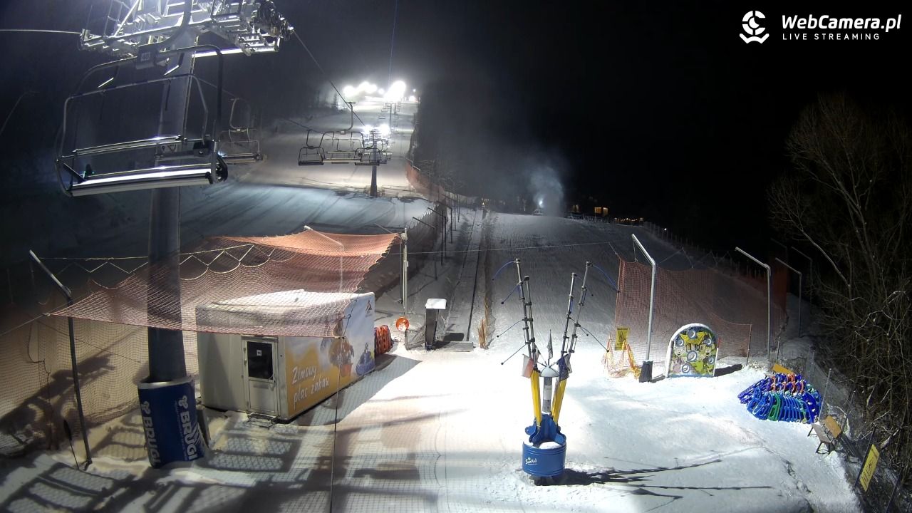 Hotel Stok w Wiśle - widok na tor saneczkowy - 31 grudzień 2025, 17:23