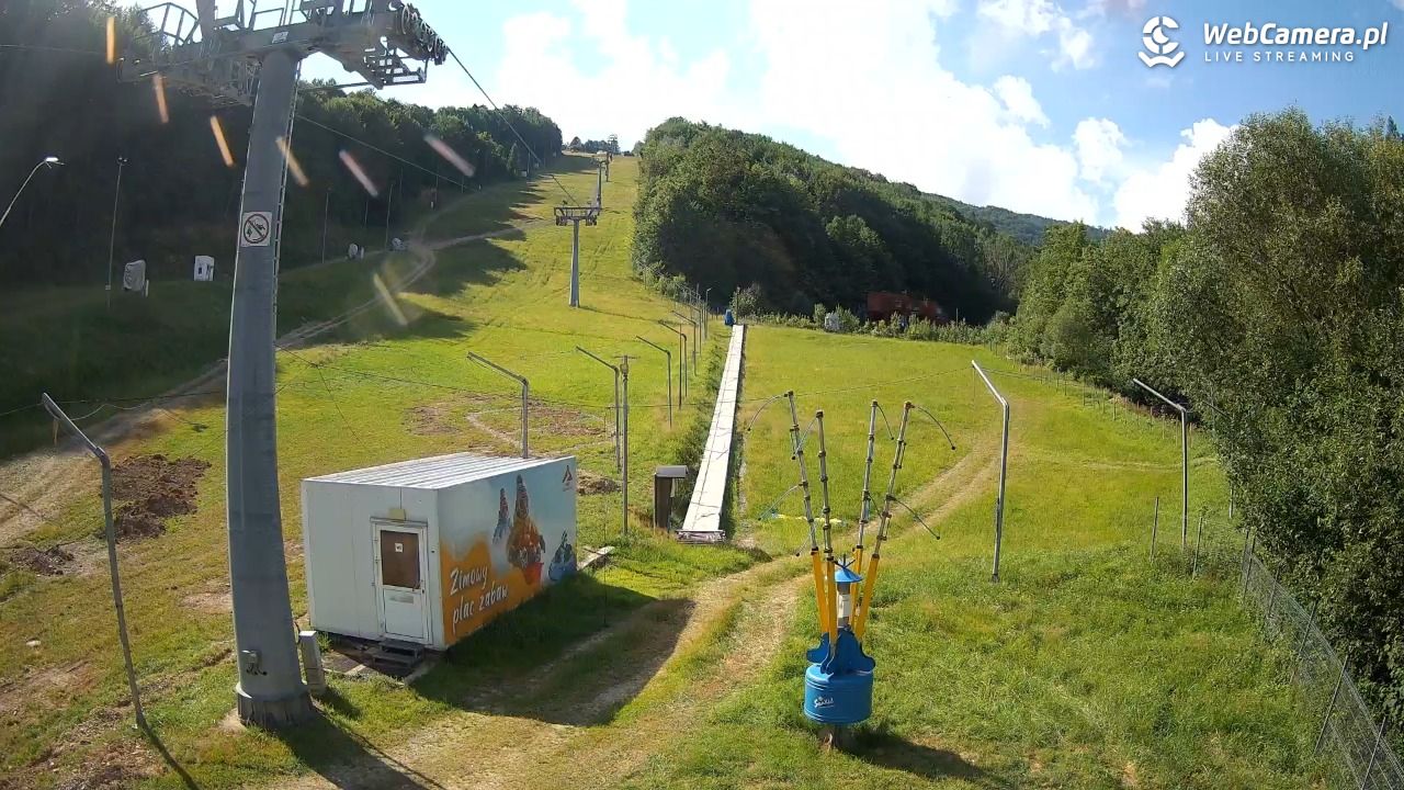 Hotel Stok w Wiśle - widok na tor saneczkowy - 04 lipiec 2026, 16:32