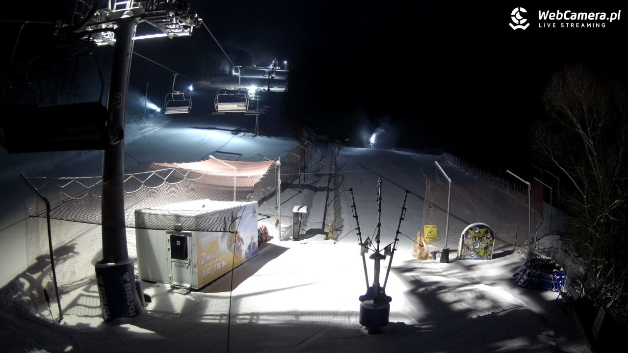 Hotel Stok w Wiśle - widok na tor saneczkowy - 31 grudzień 2025, 06:44