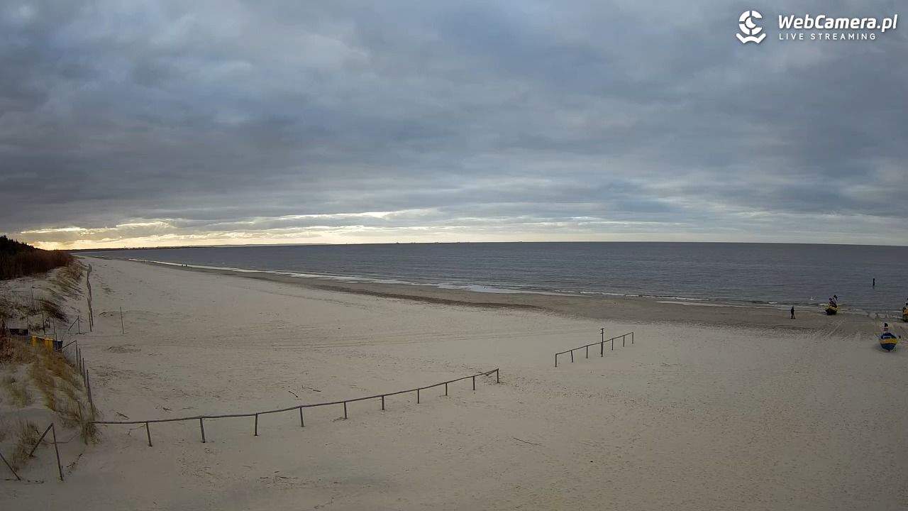JANTAR - widok na plażę - 26 marzec 2026, 16:55