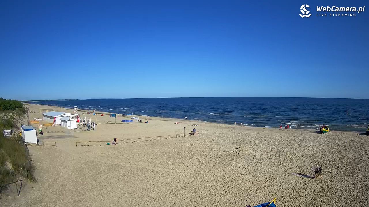 JANTAR - widok na plażę - 02 sierpień 2026, 08:49
