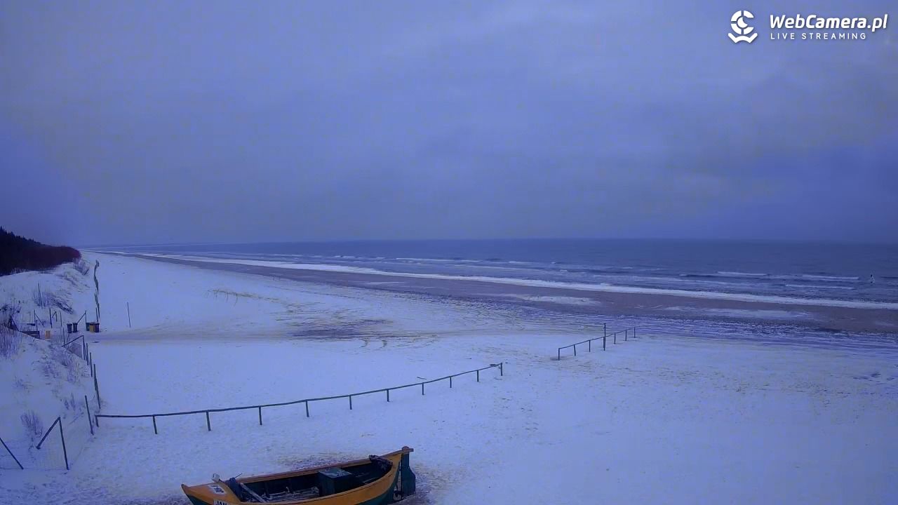 JANTAR - widok na plażę - 06 luty 2026, 07:09