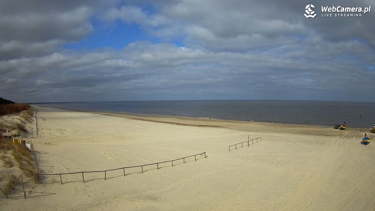 JANTAR - widok na plażę - 26 marzec 2026, 10:27