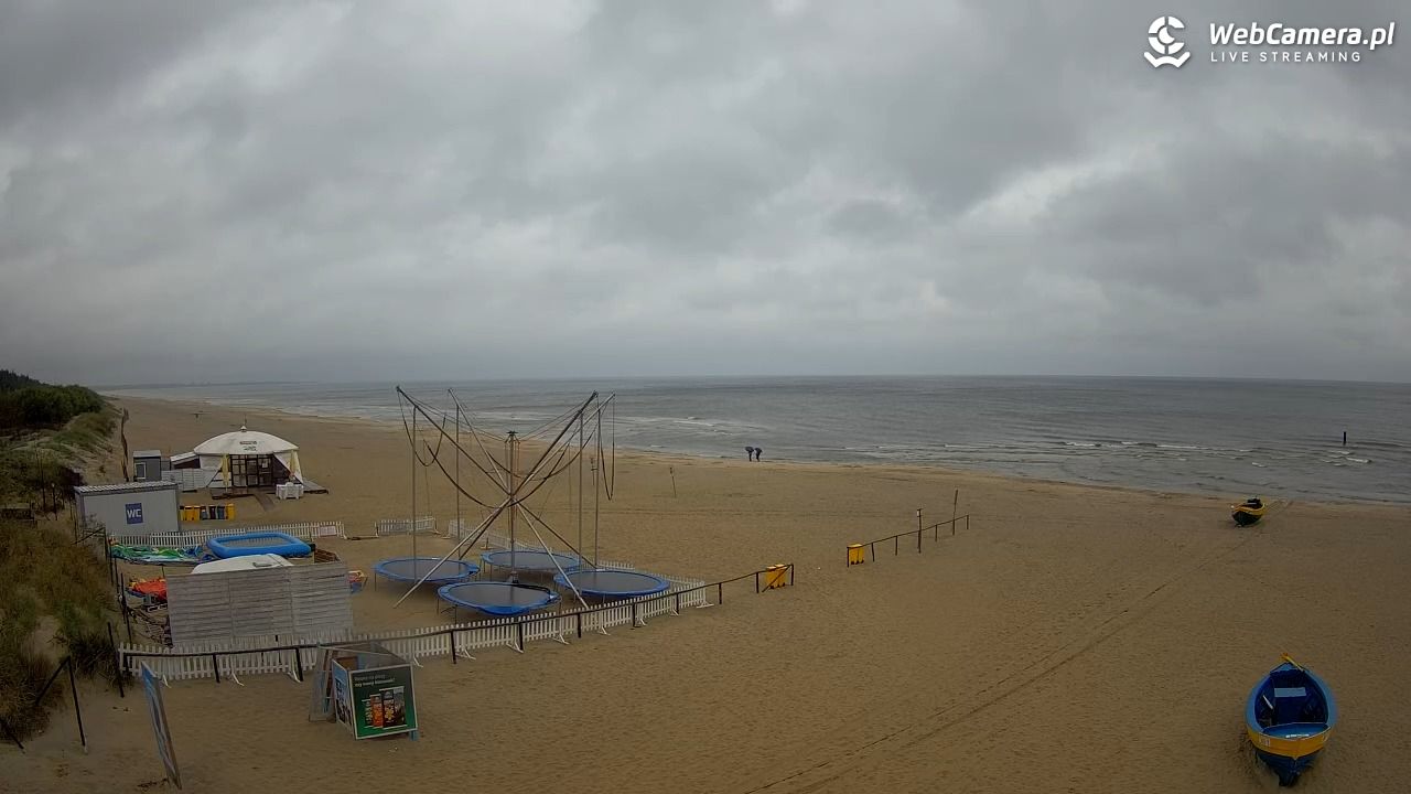 JANTAR - widok na plażę - 11 wresień 2025, 10:35