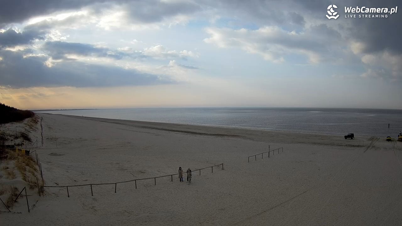 JANTAR - widok na plażę - 23 marzec 2026, 16:12