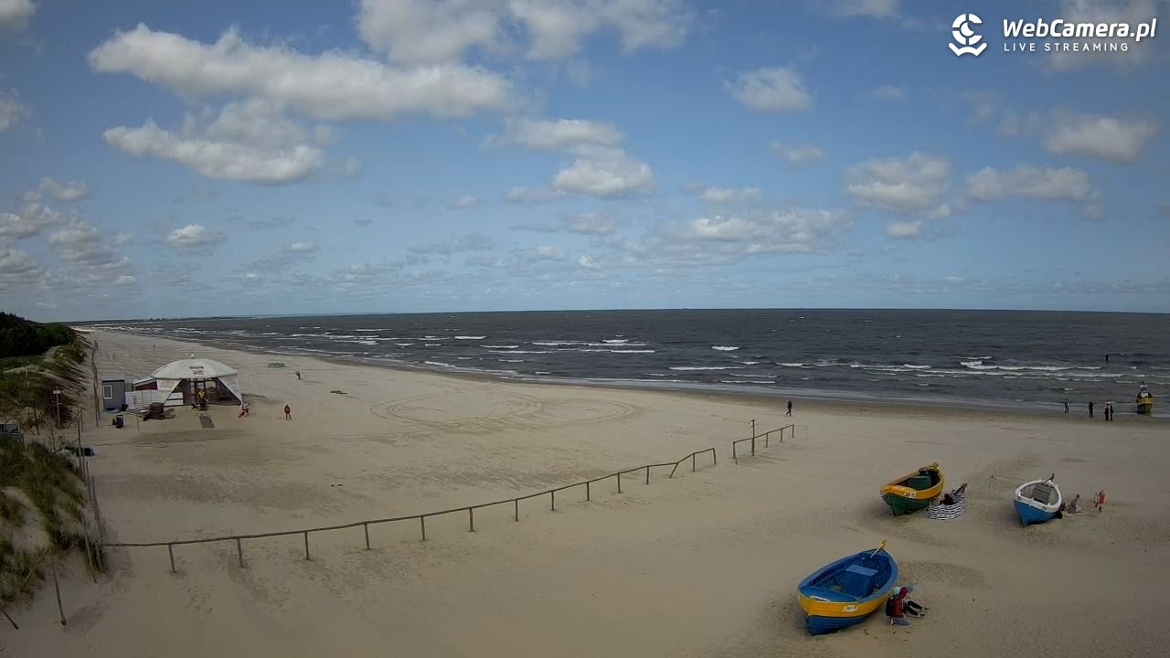 JANTAR - widok na plażę - 09 czerwiec 2025, 11:41