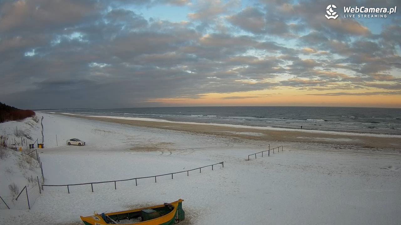 JANTAR - widok na plażę - 04 luty 2026, 07:54