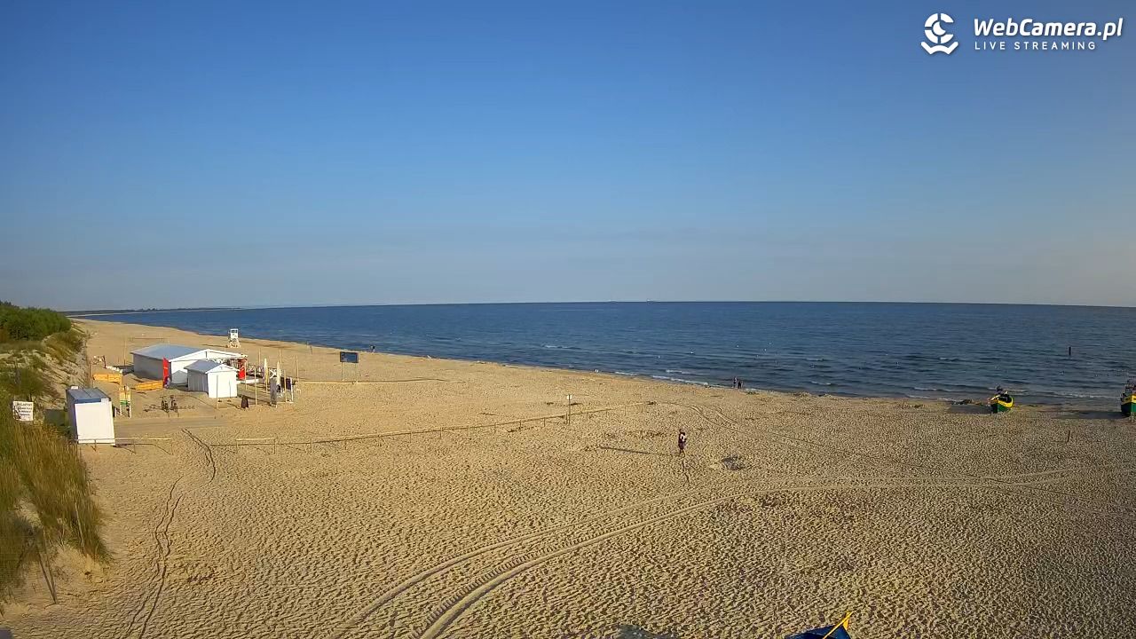 JANTAR - widok na plażę - 04 sierpień 2026, 06:49