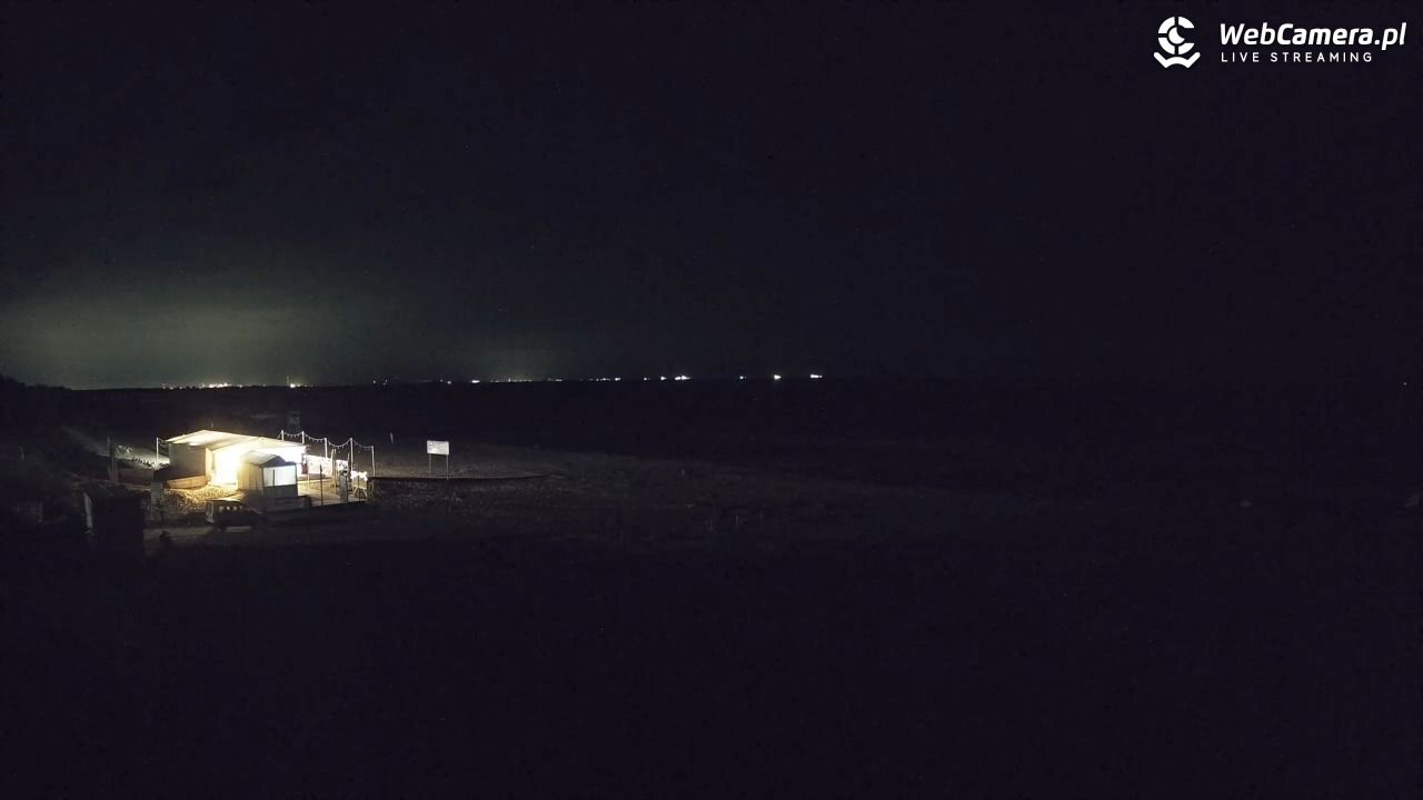 JANTAR - widok na plażę - 03 sierpień 2026, 23:04