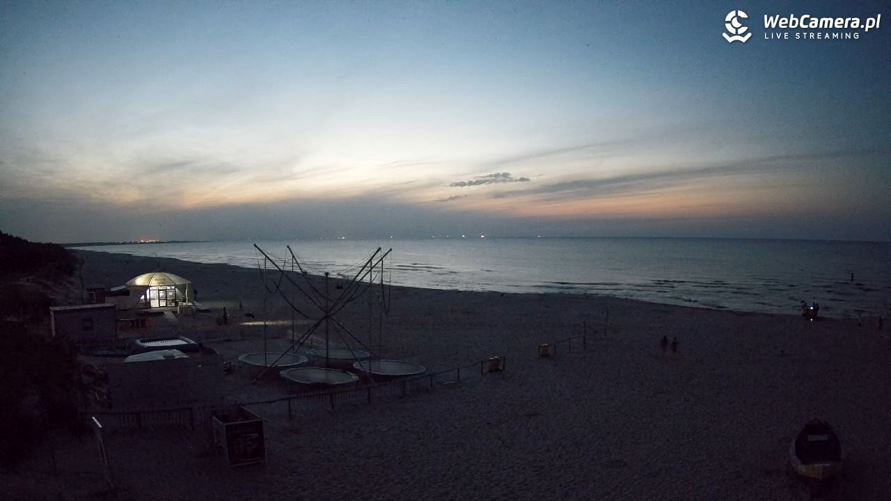 JANTAR - widok na plażę - 10 wresień 2025, 20:01