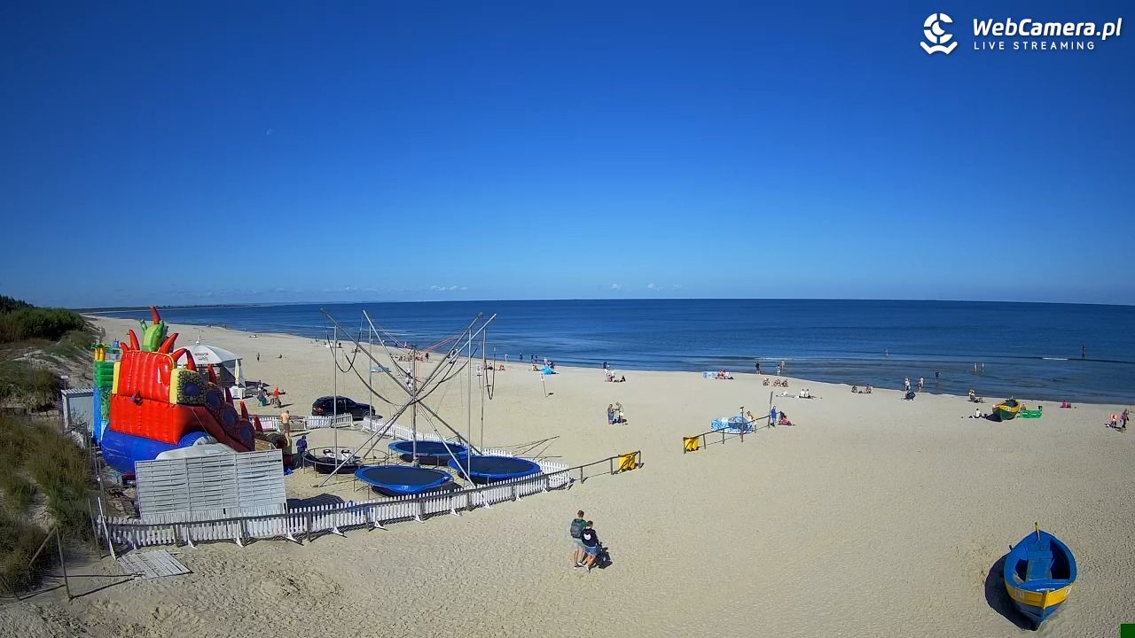 JANTAR - widok na plażę - 12 wresień 2025, 11:01
