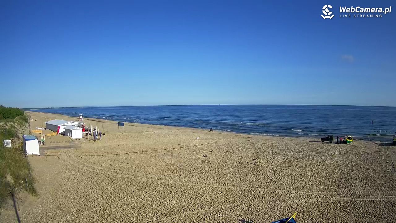 JANTAR - widok na plażę - 02 sierpień 2026, 07:30