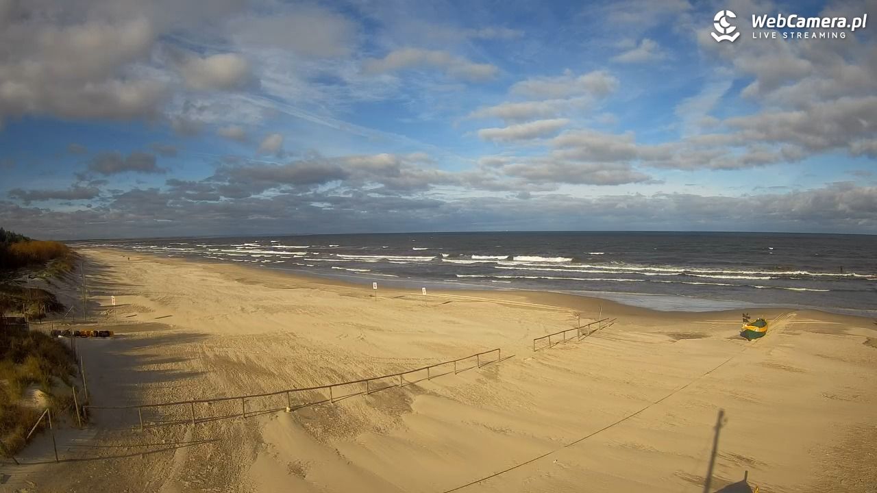 JANTAR - widok na plażę - 31 październik 2025, 10:26
