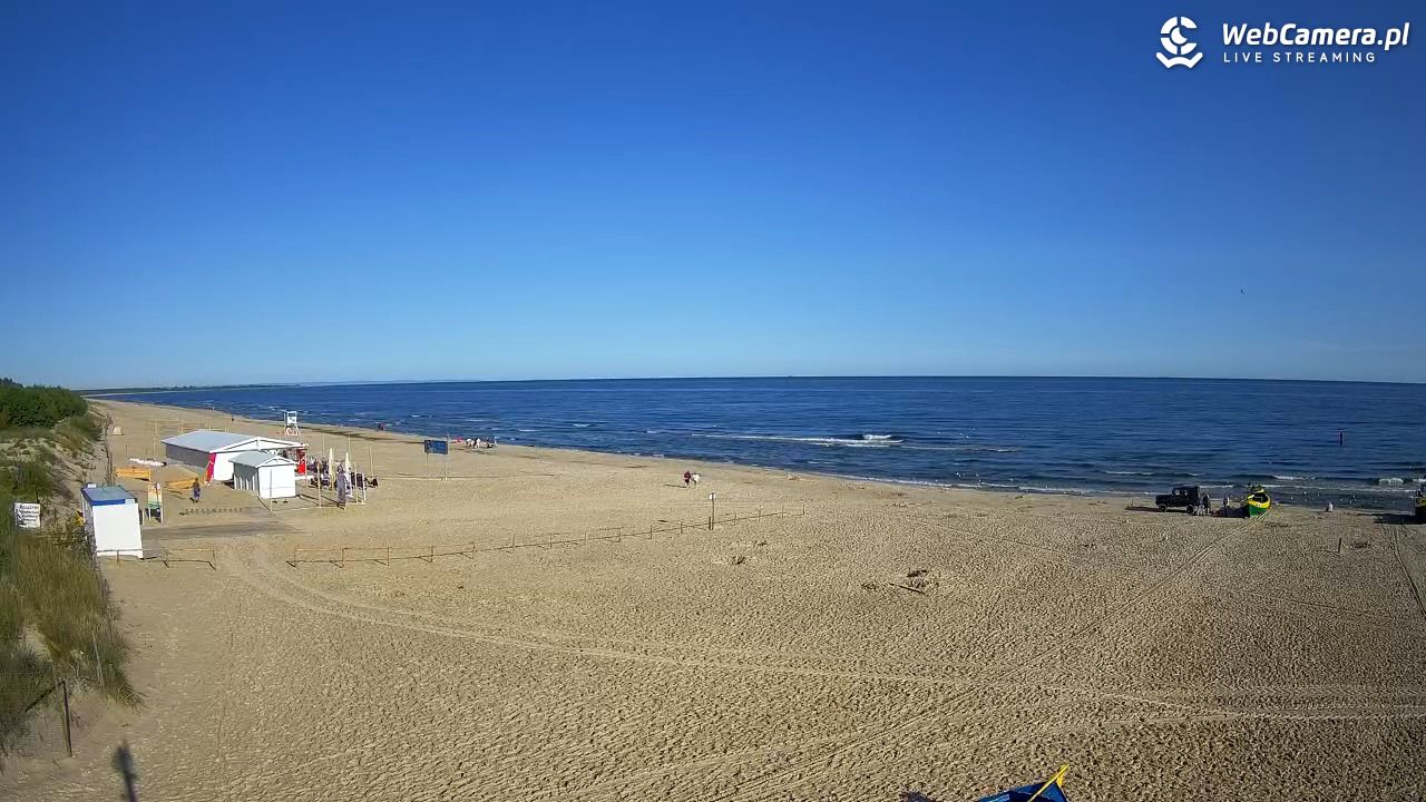 JANTAR - widok na plażę - 02 sierpień 2026, 07:56