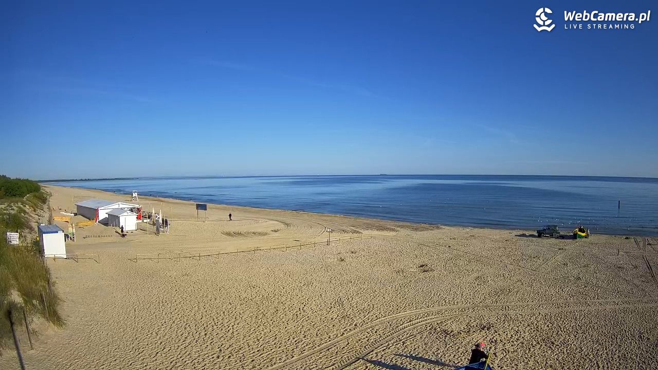 JANTAR - widok na plażę - 03 sierpień 2026, 07:20
