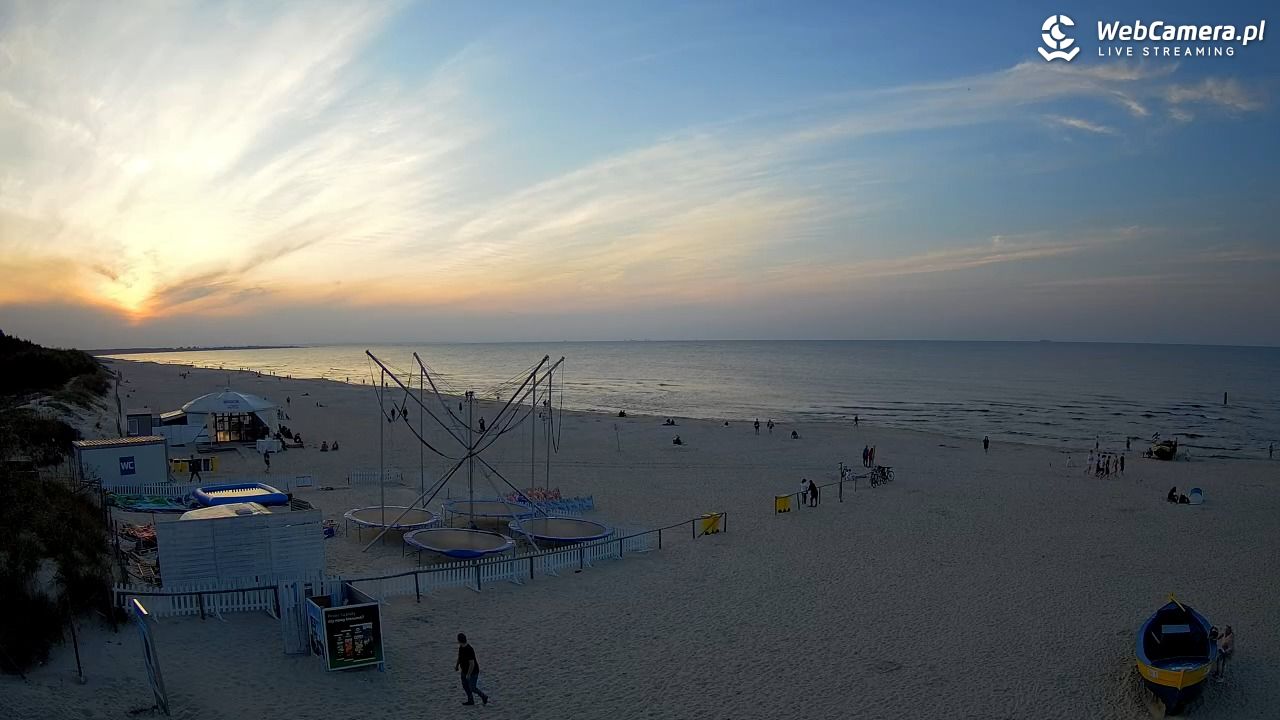 JANTAR - widok na plażę - 10 wresień 2025, 18:58