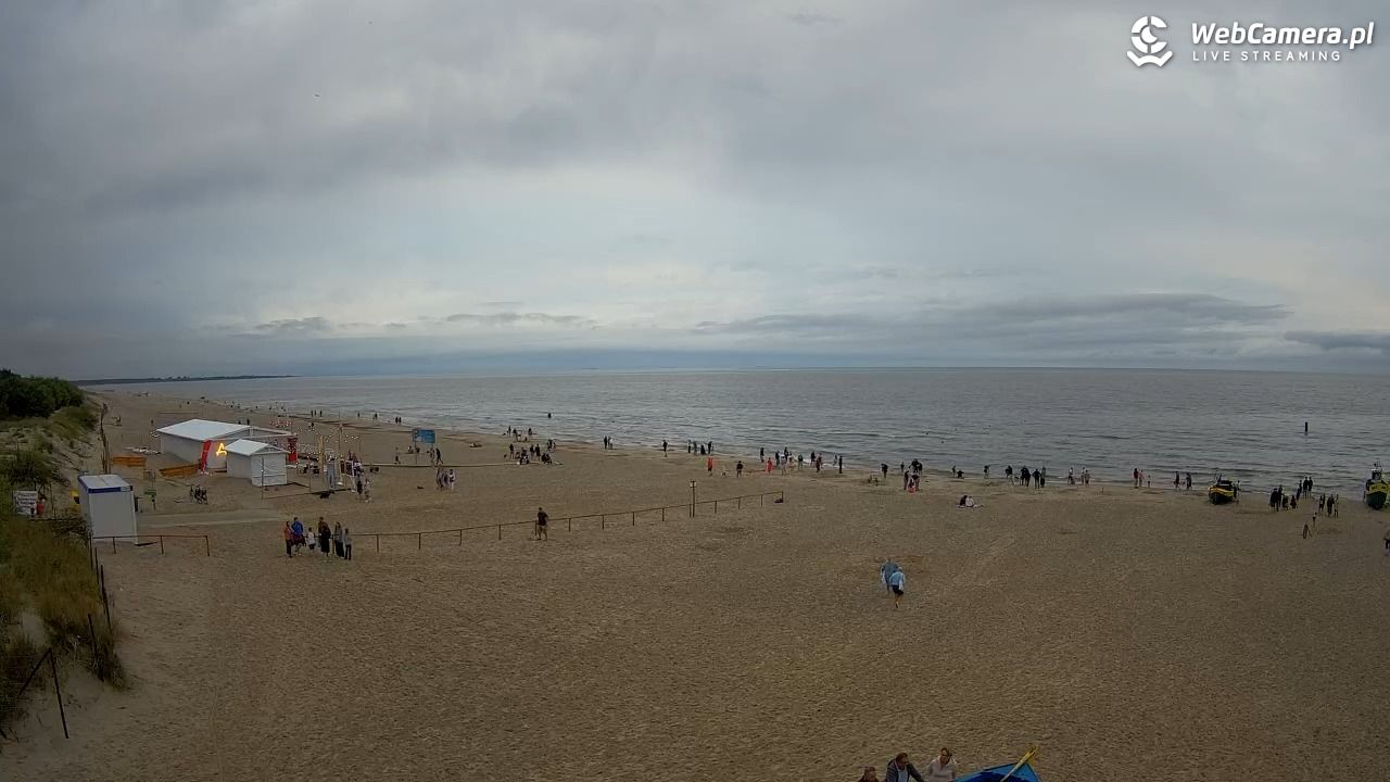 JANTAR - widok na plażę - 01 sierpień 2026, 20:08