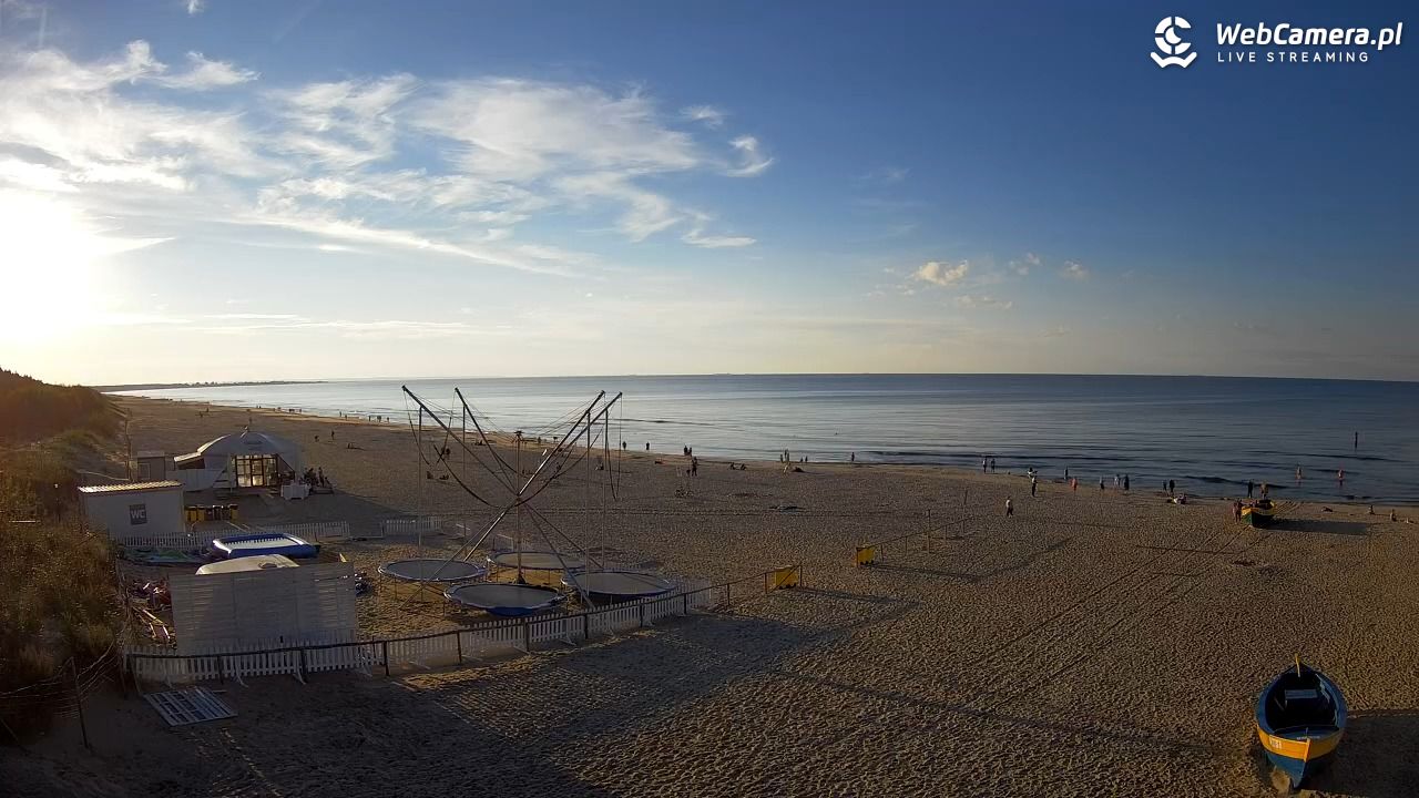 JANTAR - widok na plażę - 11 wresień 2025, 18:09