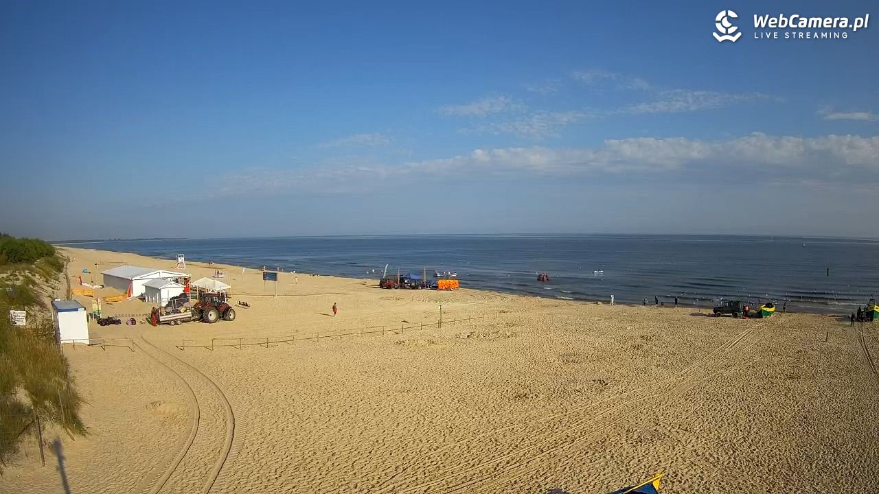 JANTAR - widok na plażę - 05 sierpień 2026, 07:44